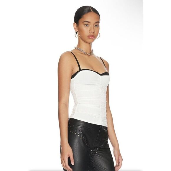 Miaou Renzo Bustier Peek A Boo Bra Dolce Corset Tank Top Revolve NWT Sz XS - Picture 4 of 13